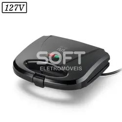 SANDUICHEIRA GRILL MULTILASER 750W CE043 127V PRETA
