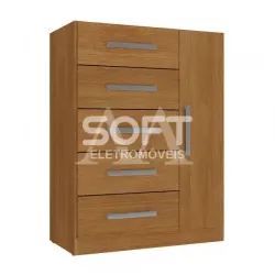 COMODA 5G 1P. ABRIR RODIAL CORAIS CINAMOMO 50CO1523