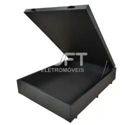 BASE BOX 138X188X39 MEGAFLEX BAU CORINO PRETO