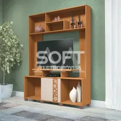 ESTANTE HB MILLA C/ APLIQUE CINAMOMO / OFF WHITE