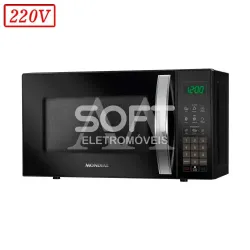 FORNO MICROONDAS MONDIAL MO0121B 21L 220V PRETO