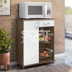 FRUTEIRA NOTAVEL 1P 1G 2 CESTAS BELIZE NEW NOGAL TREND/BRANCO NEW