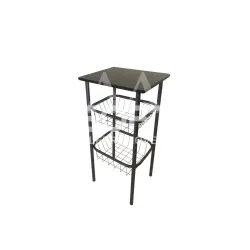 FRUTEIRA PAONANDA INDIANO 2 CESTAS PRETO / PRATA