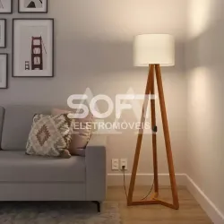 LUMINARIA DE CHAO TEBARROT CLASSIC OFF WHITE/NATURE