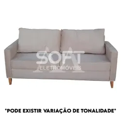 ESTOFADO MALU 3 LUGARES CHANEL CASTOR VELUDO