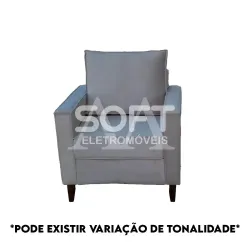 POLTRONA MALU CHANEL GRAFITE VELUDO