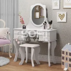 PENTEADEIRA PATRIMAR PRINCESA 4G C/ESPELHO BRANCO