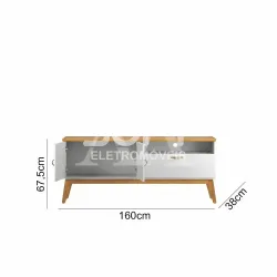 RACK BANCADA PATRIMAR SIRIUS 1.6 OFF WHITE/CINAMOMO