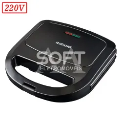 SANDUICHEIRA GRILL ITATIAIA ESSENCIAL 750W 220V PRETA