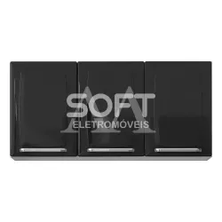 ARMARIO ITATIAIA 3P. ABRIR LUCE IP3 105 PRETO 1051