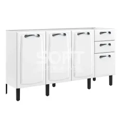 BALCAO ITATIAIA 4P 2G S/ TAMPO NEW PREMIUM 160CM BRANCO 1867