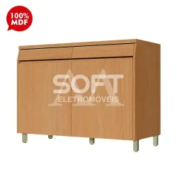 BALCAO NESHER 2P 2G SIMONE MENDES 120CM CARVALHO 500963