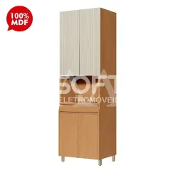 PANELEIRO NESHER 4P 1G SIMONE MENDES 70CM CARVALHO/GREIGE 500959