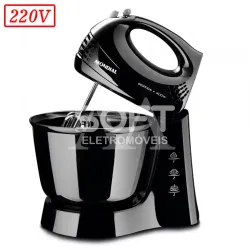 BATEDEIRA MONDIAL B44B 1 TIGELA 3 VEL 400W 220V PRETO