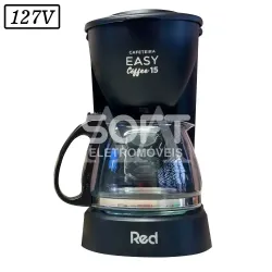 CAFETEIRA RED MOBILE EASY COFFEE 15 550W 127V PRETA