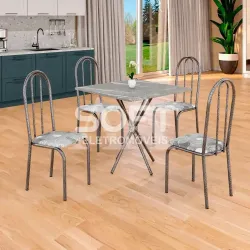 CJ MESA 4C MOVEIS TEIXEIRA UBATUBA QUADRADA 70X70 PARAOPEBA / MARTELAD