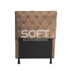 ESTOFADO ASF LOS ANGELES RETRATIL CINZA VELUDO