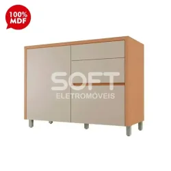 BALCAO NESHER 1P 3G CONDESSA 120CM CARVALHO/GREIGE 501019