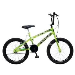 BICICLETA COLLI MAX BOY CROSS ARO 20 S/MARCHA AMARELO NEON