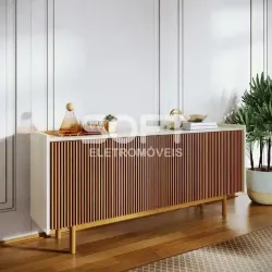 BUFFET IMCAL 4P DUNE 1.8 RIPADO OFF WHITE