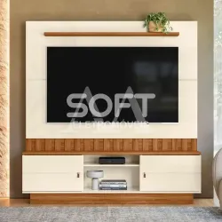 HOME MOBLER FLORIANOPOLIS OFF WHITE/AMENDOA