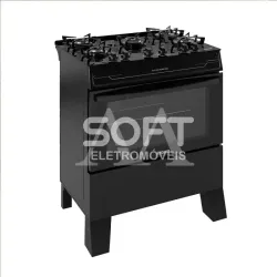 FOGAO 5B ITATIAIA ELECTRA GLASS PLUS AUTOMATICO PRETO