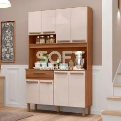 KIT 8P 1G DACHERI VALPARAISO 1.20 FREIJO / BAUNILHA