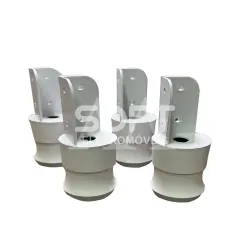 KIT TCIL PES C/4 PLASTICO C/ REGULAGEM BRANCO