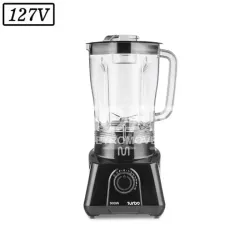 LIQUIDIFICADOR MULTILASER TURBO LQ901 900W 8 VEL 127V PRETO