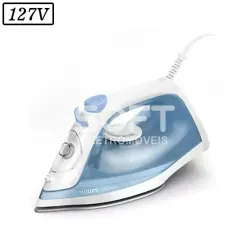 FERRO DE PASSAR PHILIPS WALITA DST1050/22 A VAPOR 127V BRANCO / AZUL