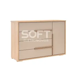 COMODA SAPATEIRA CONCEPT PUX PERFIL HANOVER 4GAV 1PT FENDI LISO