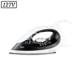 FERRO DE PASSAR RED MOBILE EASY FP100 127V BRANCO/PRETO