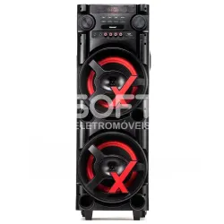 CAIXA DE SOM AMVOX AMPLIFICADORA ACA 1000 NEW X 1000 WATS