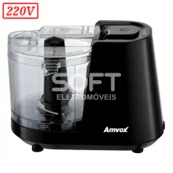 MINIPROCESSADOR AMVOX APR 1001 100W 220V PRETO