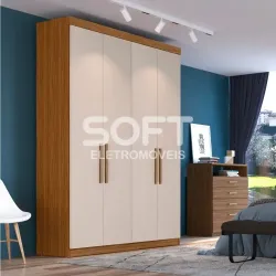 ROUPEIRO 4P. ABRIR 2G HERVAL PH1714 C/PES CARVALHO VERMONTT/OFF WHITE