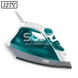 FERRO DE PASSAR ARNO A VAPOR FSGP STEAMGLISS 127V VERDE