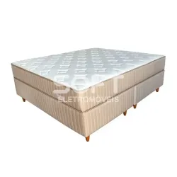 CJ BASE BOX/COLCHAO 158X198X67 PLUMATEX LUNNA PRIME MOLAS ENSACADAS