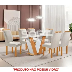 CJ MESA 4C CEL MOVEIS QATAR RETANGULAR 120X80 TAMPO LONDRES PLUS S/VDO