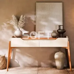 APARADOR IMCAL STUDIO OFF WHITE/NATURE