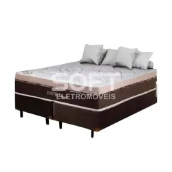 CJ BASE BOX COLCHAO D33 158X198X73 MERON ROMA SOFT