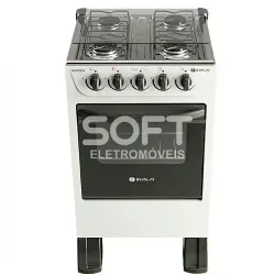 FOGAO 4B BRASLAR PISO NEW SIRIUS SIMPLES BRANCO