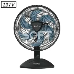 VENTILADOR CADENCE EROS TURBO VTR409 40CM 6 PAS 3 VEL 127V PRETO / AZU