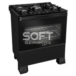 FOGAO 5B MUELLER MFV5BF MESA VIDRO PRETO FOSCO