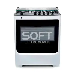 FOGAO  5B CONSUL CFS5NA MESA INOX BRANCO