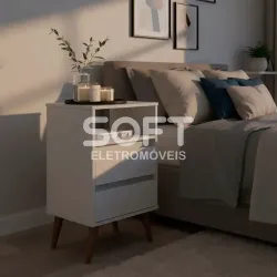 MESA DE CABECEIRA 2G EJ RETRO ROMA BRANCO