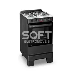 FOGAO 4B ESMALTEC IDEAL POP 4120 PRETO