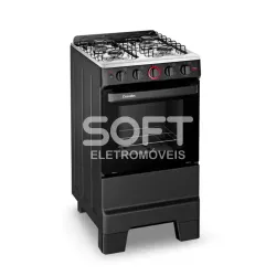 FOGAO 4B ESMALTEC IDEAL SUPER 4121 PRETO