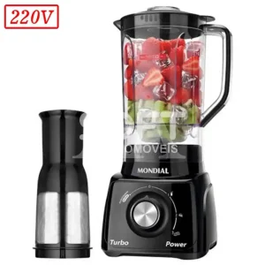 LIQUIDIFICADOR MONDIAL L-99 FB 3 VEL 220V PRETO