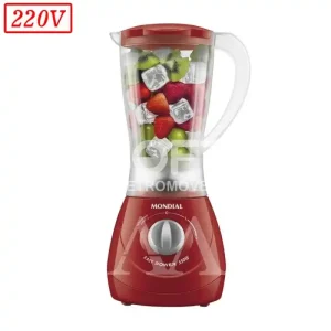 LIQUIDIFICADOR MONDIAL L550R 3 VEL 220V VERMELHO