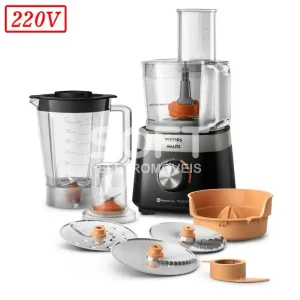 MULTIPROCESSADOR PHILIPS WALITA POWERCHOP 2 VEL 750W 220V PRETO